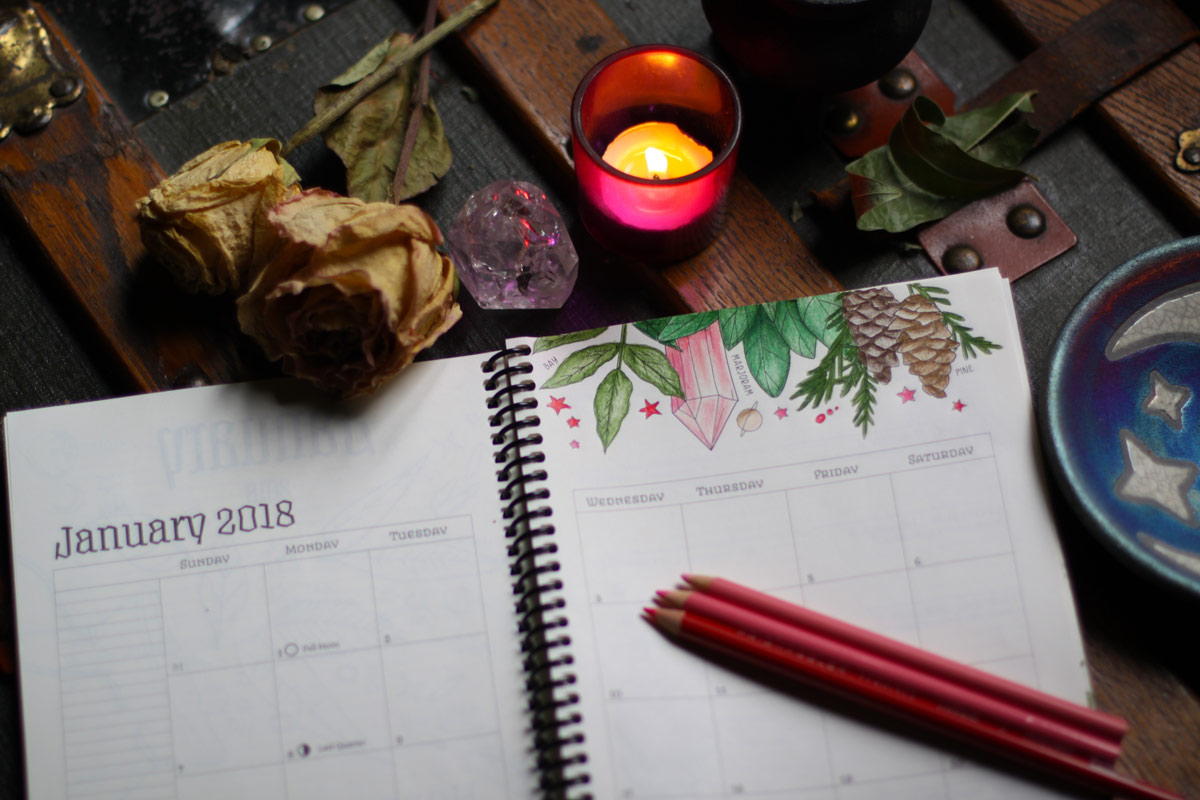 January Planner for a Magical 2018