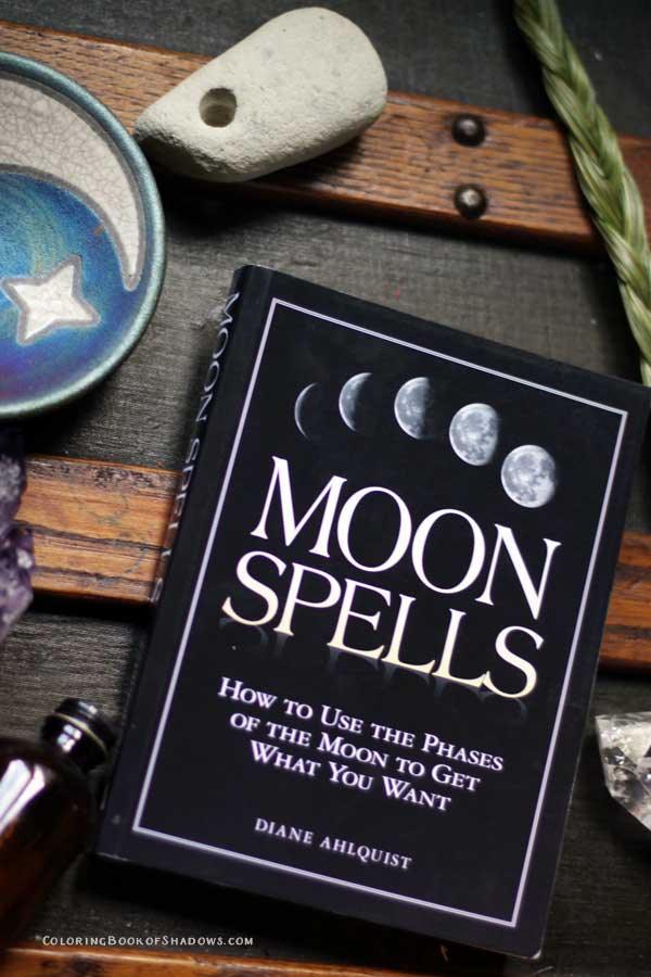 I love this spell book! Moon Spells by Diane Ahlquist. Check out this list of more favorite witchcraft books, spell books, and other witchy things to read. Check out this list of more favorite witchcraft books, spell books, and other witchy things to read.
