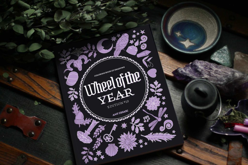 Coloring Book of Shadows: Wheel of the Year (#19) | Witchcraft Books | Grimoire Pages, Ideas & Printables