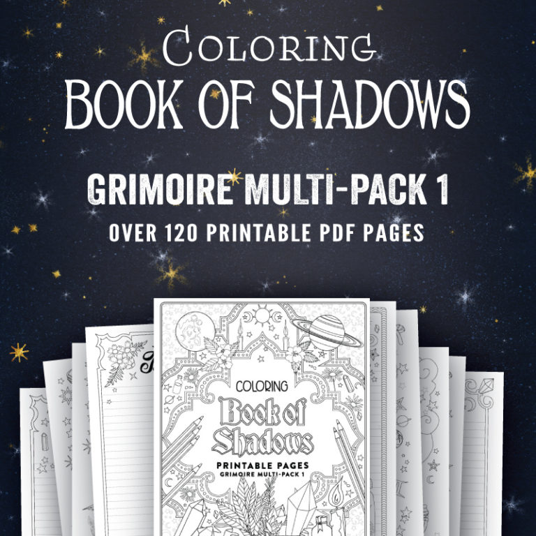 CBOS-Set1-Printable-Grimoire - Coloring Book of Shadows