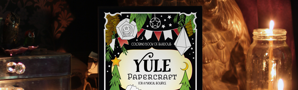 Yule Papercraft Coloring Book