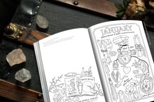 Coloring Book of Shadows Planner for a Magical 2021