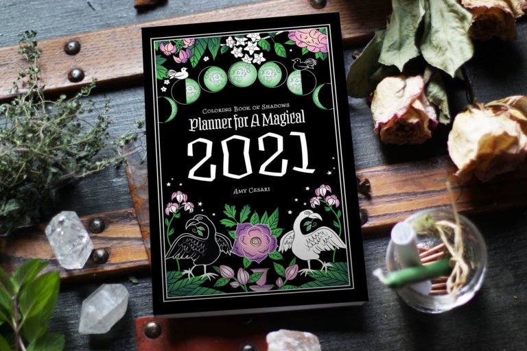 Coloring Book of Shadows Planner for a Magical 2021 - Coloring Book of