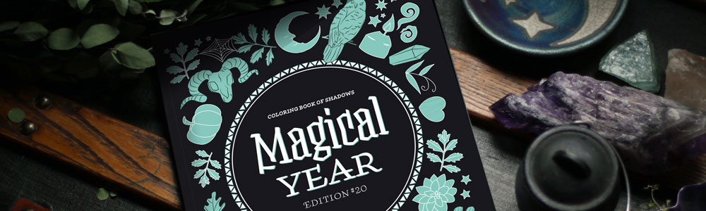 Coloring Book of Shadows: Magical Year (#20) | Witchcraft Books | Grimoire Pages, Ideas & Printables