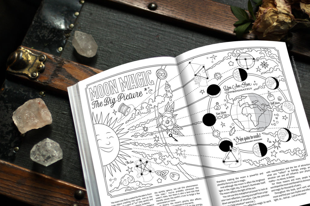 Coloring Book of Shadows: Planner for a Magical 2022