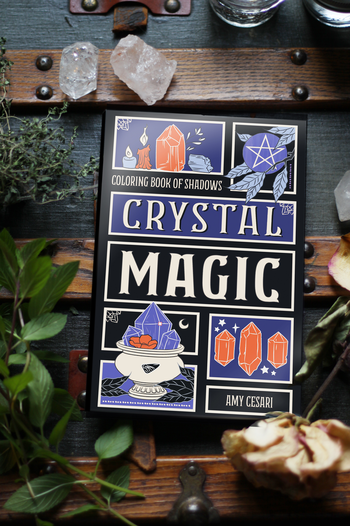 Crystal Magic - Coloring Book of Shadows